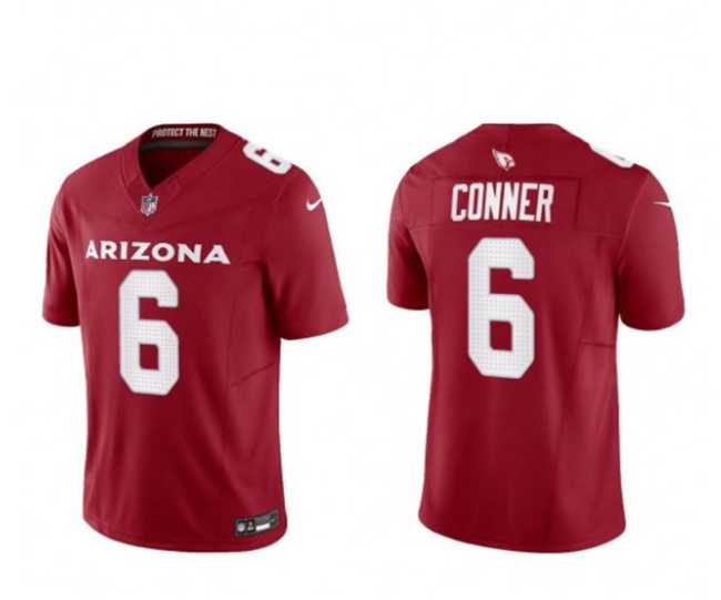 Men & Women & Youth Arizona Cardinals #6 James Conner Red 2023 F.U.S.E. Vapor Untouchable F.U.S.E. Limited Football Stitched Jersey